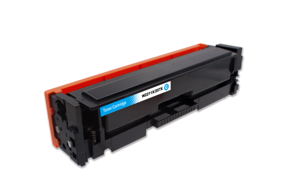 Alternatíva Color X 207X W2211X/CRG-067H Cyan - kompatibilný modrý toner 2 450 stra. Bez čipu